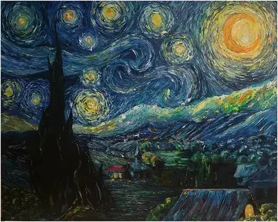 Великие произведения искусства: от Моны Лизы до Звездной ночи