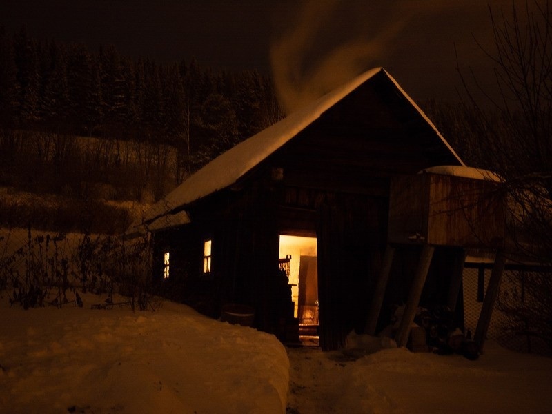Ночью в бане покойники моются (мистический рассказ)