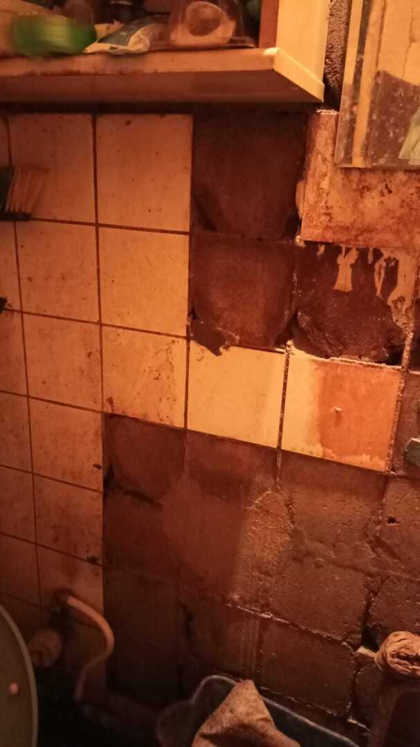 Запущенная адская квартира, но хозяева этого не видят. Им главное – окна помыть