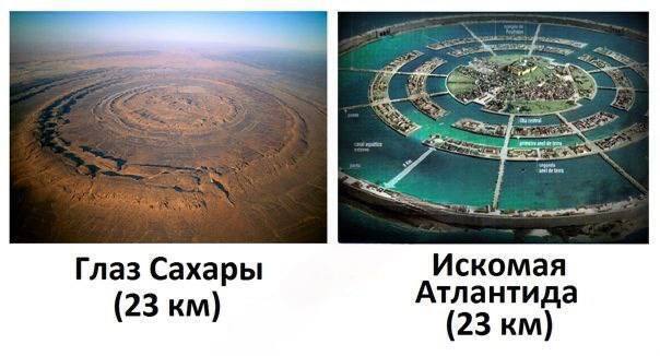 "Глаз Сахары" - останки Древней Атлантиды. Так ли это?