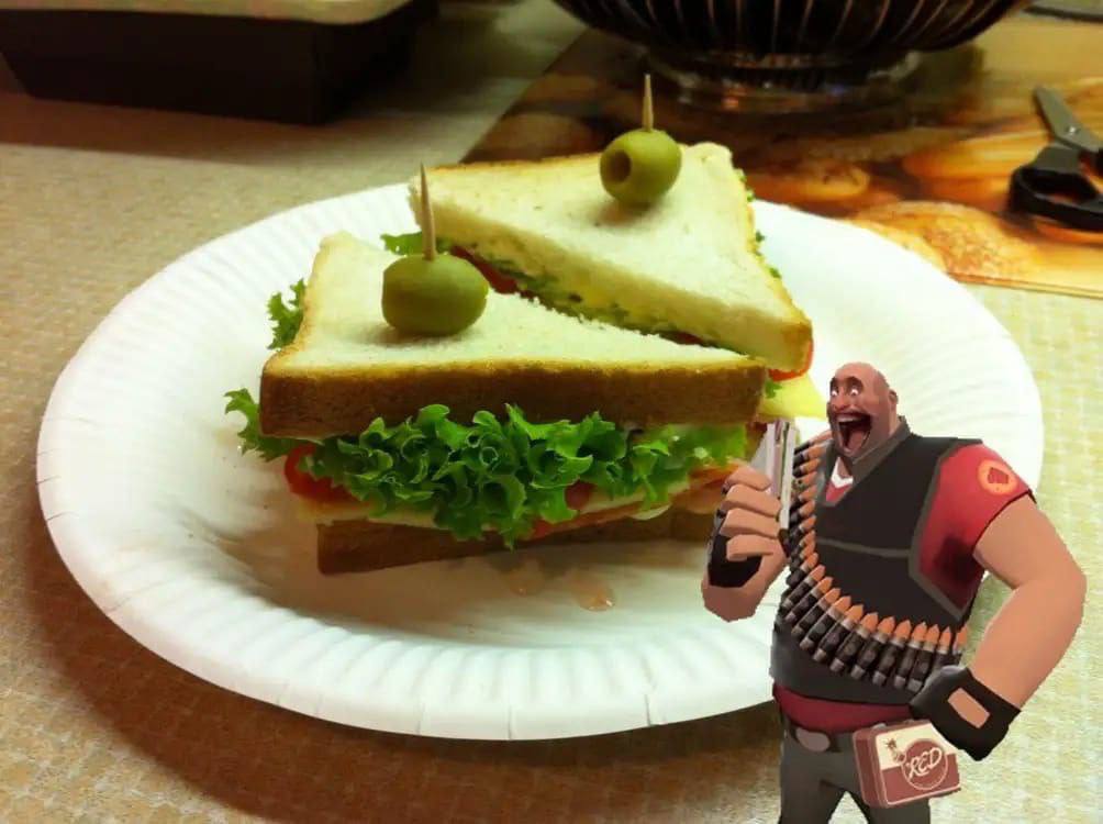 🍳 "Сэндвич команды Team Fortress 2: The Pyro"