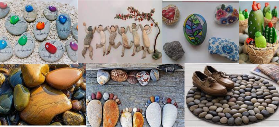 Поделки из морских камней — идеи для творческих натур