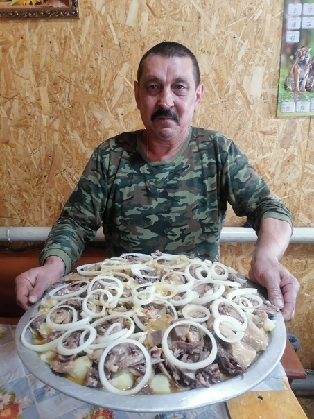 Бишбармак от Ахмета Жиганшина. с. Ялчкай, Башкортстан. Попробуйте приготовить! Очень аппетитно и сытно! Готовят мужчины!