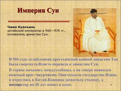 Средневековый китай: династия Тан и Сун