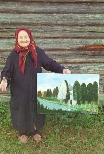Художник божьей милостью: Бабушка из русской деревни впервые взяла кисть в руки в 80 лет и прославилась на весь мир.