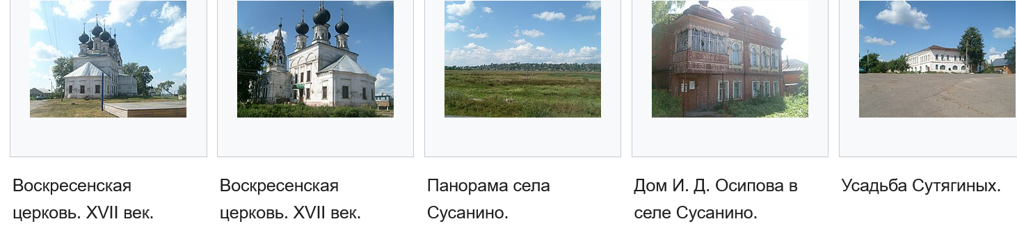 Рассказ "Город Сусанино"