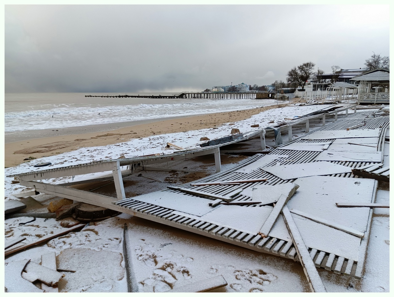 Последствия «шторма века» в Крыму. Комментарии народа: просто стихийное бедствие или гнев Небес?