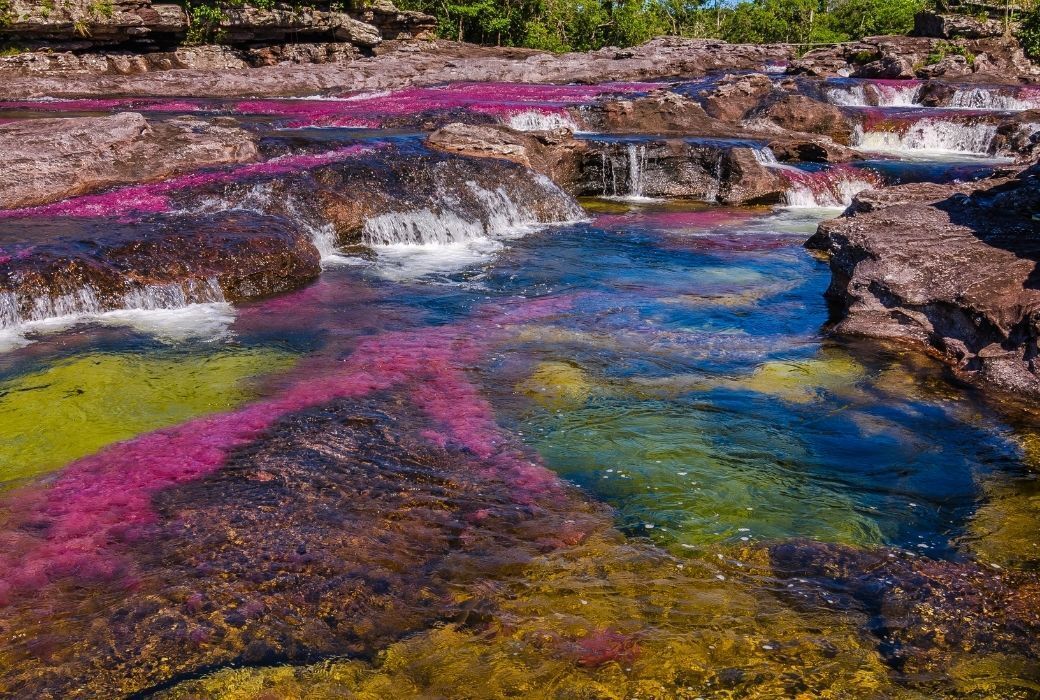 Каньо Кристалес «Жидкая радуга», Колумбия.