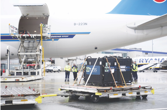 Единственные гигантские панды Великобритании отправились домой