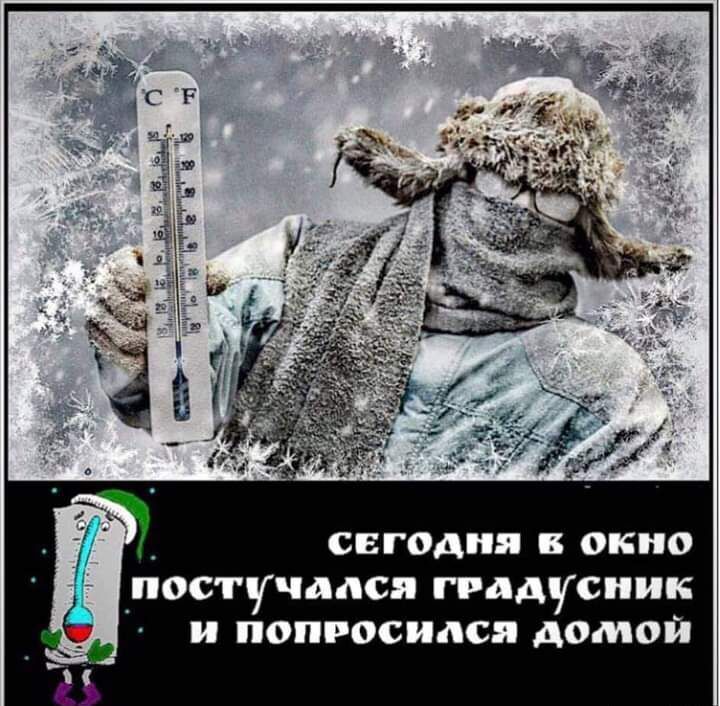 Иммунитет к морозам сильный! На улице дубак! Главное одеться потеплее!