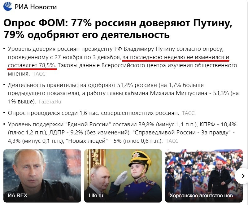 Путин взял старт на пятый срок, потому что сильно просит народ! А какой на самом деле рейтинг доверия? Опросы от ВЦИОМ и пользователей сайта 9111