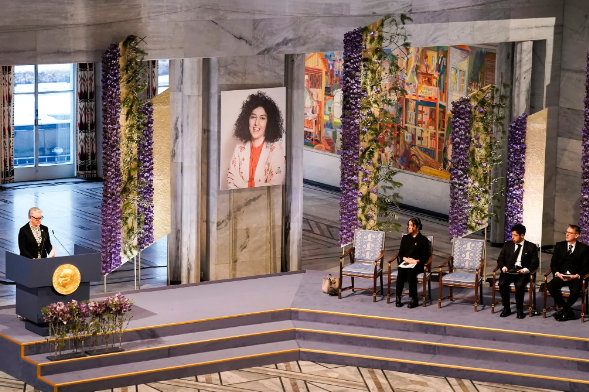 Дети заключенной Наргес Мохаммади получили ее Нобелевскую премию мира