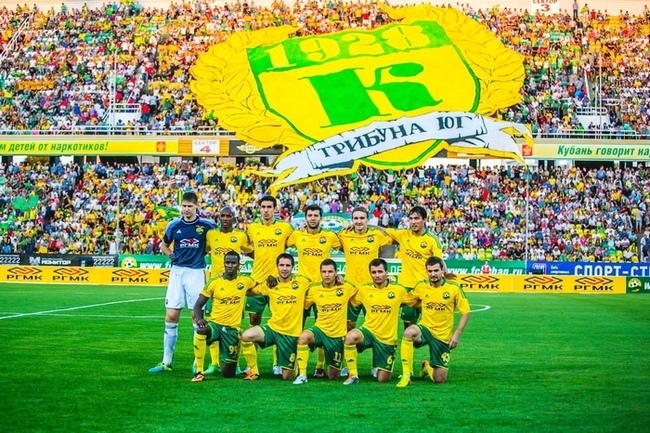 Кубань (Краснодар): рекордсмены команды по количеству матчей (российский период).