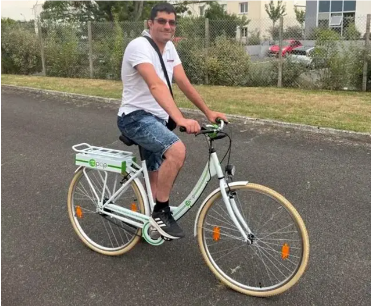 Электрический велосипед без батареи