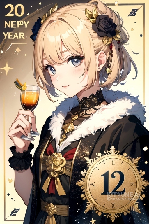 Новогодние знаки Зодиака в женских образах от нейросети