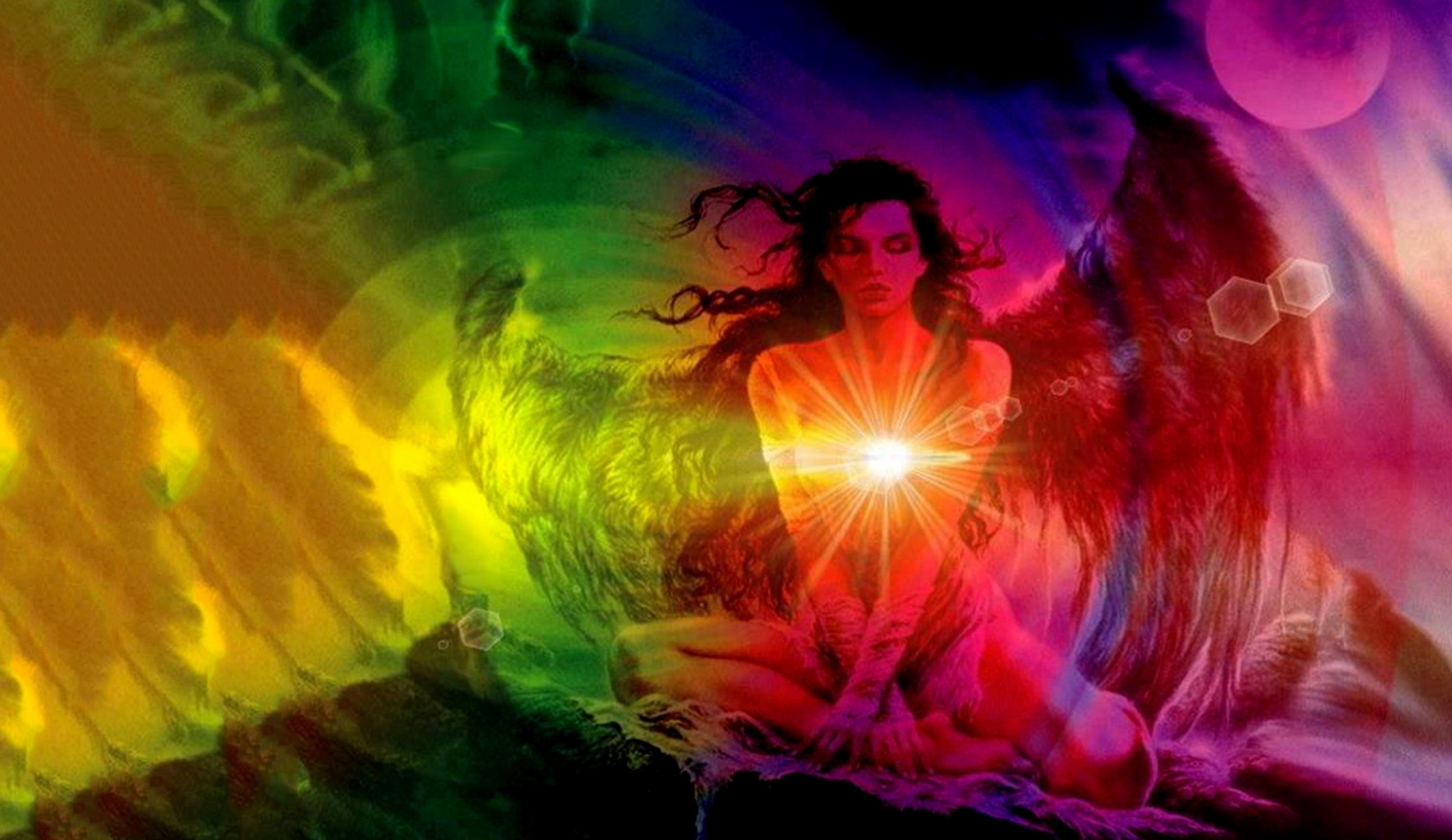 Медитация на женственность. Свет внутри человека. Энергия любви. Внутренний свет. Свет души.