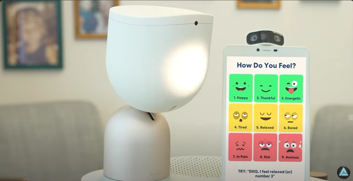 Robot ElliQ || Веселый компаньон