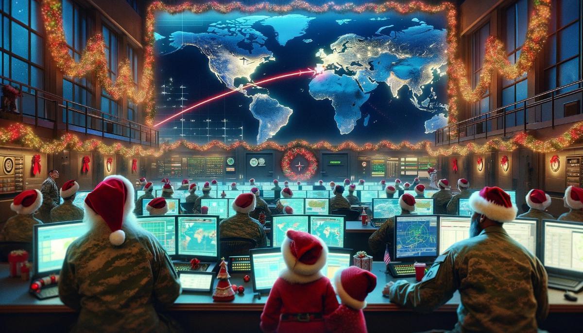 С момента 1955 года NORAD с гордостью и заботой превращает праздничное время в настоящее волшебство, отслеживая каждое движение Санты Клауса.