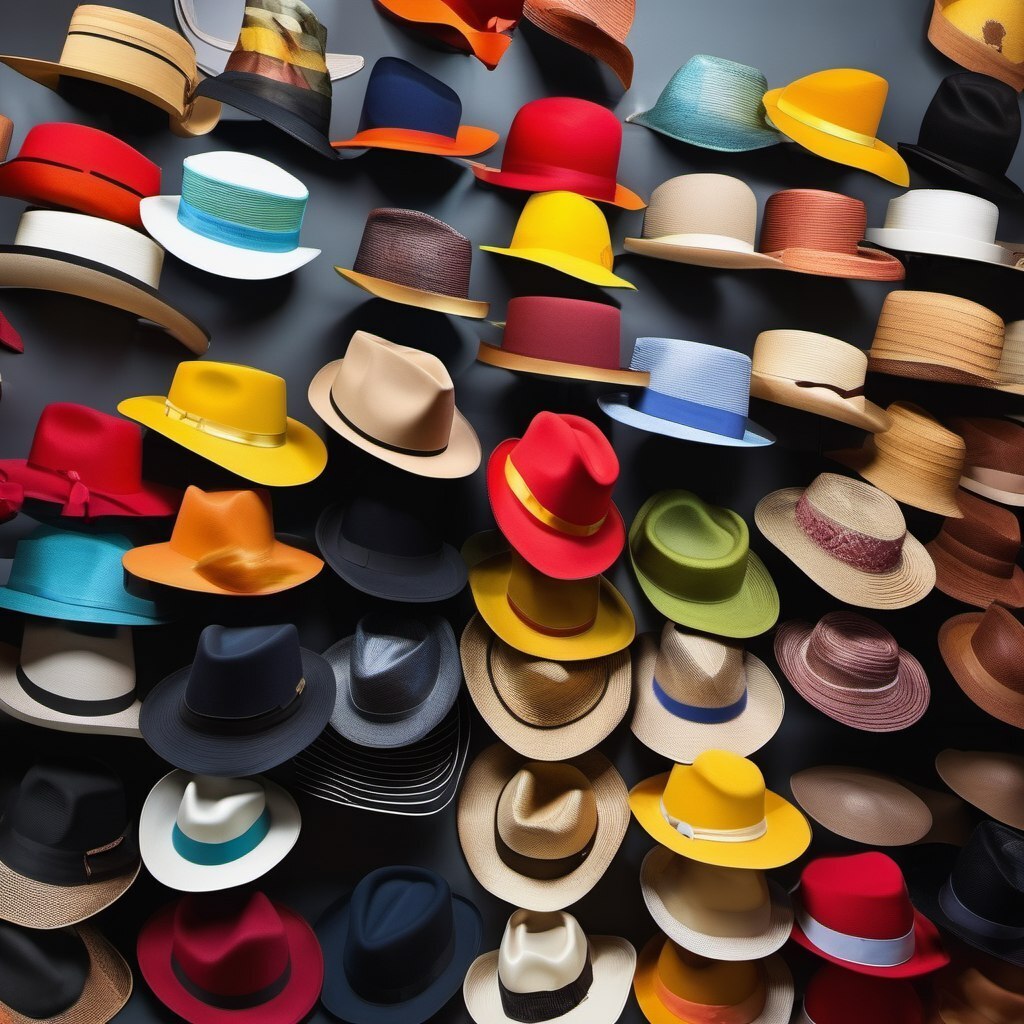 Тенденция шляп в моде 2023 года.