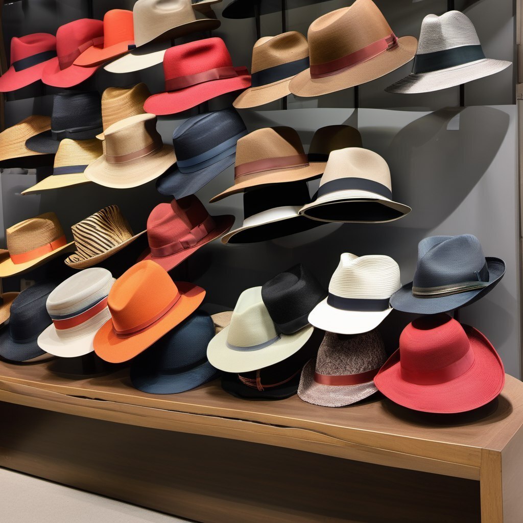 Тенденция шляп в моде 2023 года.