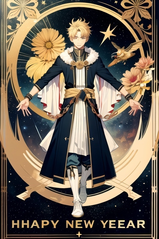 Новогодние знаки Зодиака в мужских образах от нейросети