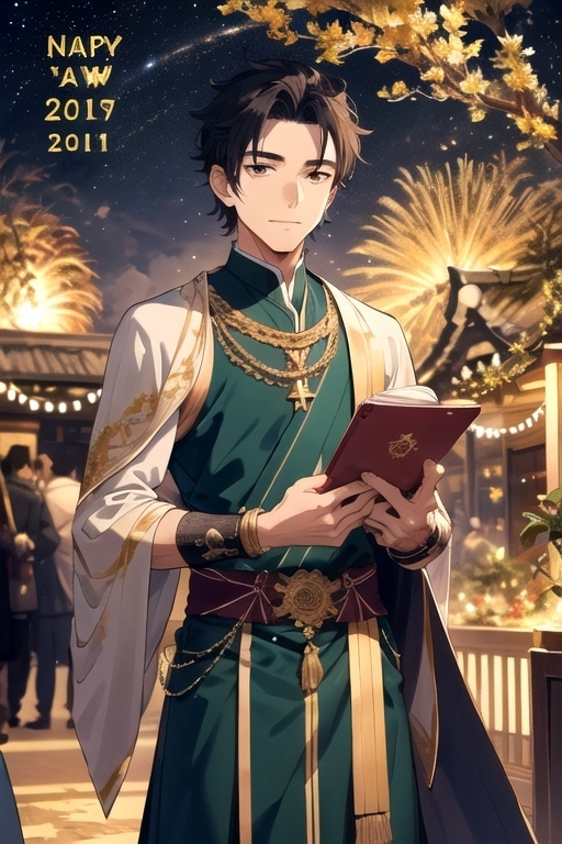 Новогодние знаки Зодиака в мужских образах от нейросети