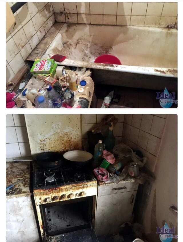 😱😱😱 "Грязная работа": ТОП-5 самых запущенных квартир в Москве, которые убирали сотрудники клининга. До и после уборки - фото, оцените результат ✅💯