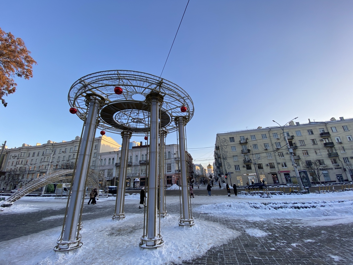 В Ростов пришла настоящая Зима