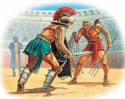 Гладиаторы - кем они были.