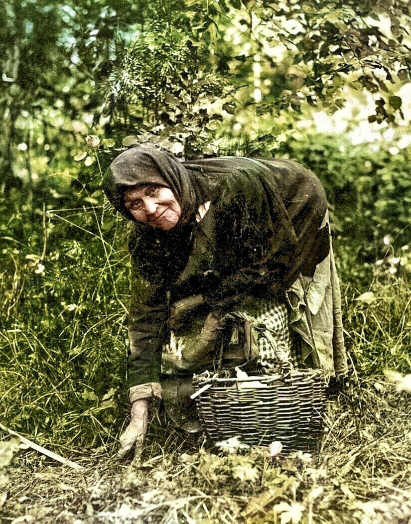 Жизнь бабушек и дедушек в деревнях царской России, 10 уникальных цветных фотографий