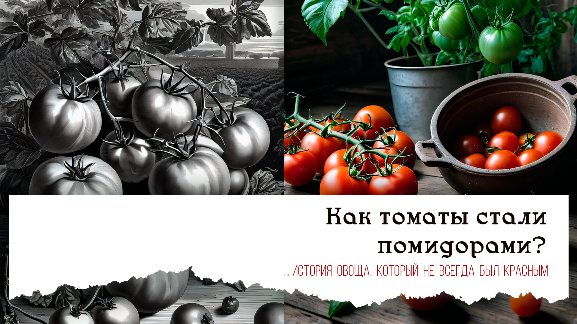 Как томаты стали помидорами: удивительная история овоща, который не всегда был красным