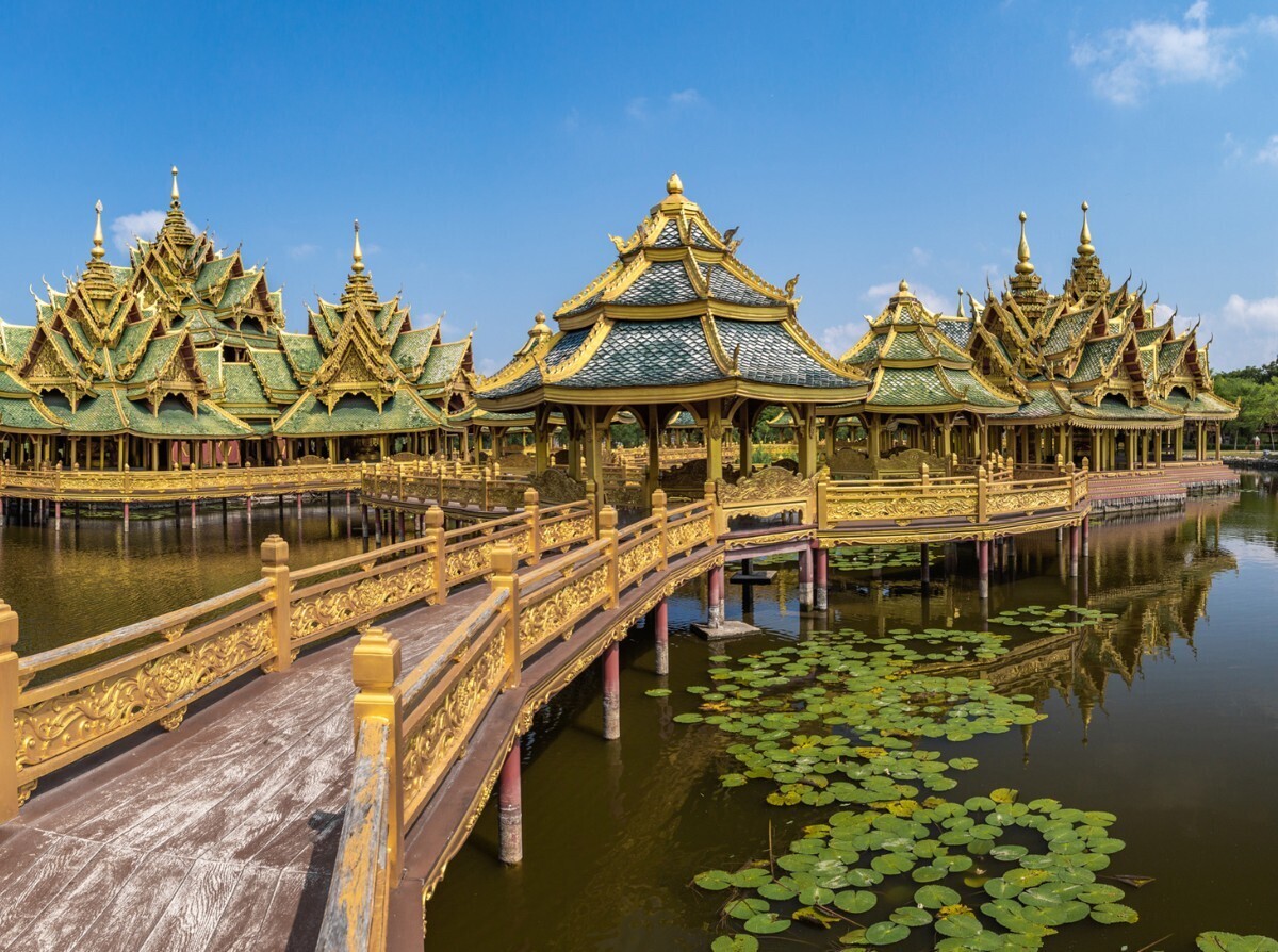 Прогулка по Древнему Сиаму (Тайланд). Полное погружение в атмосферу Древней Азии. Путешествие продолжается. Из зимы в лето.