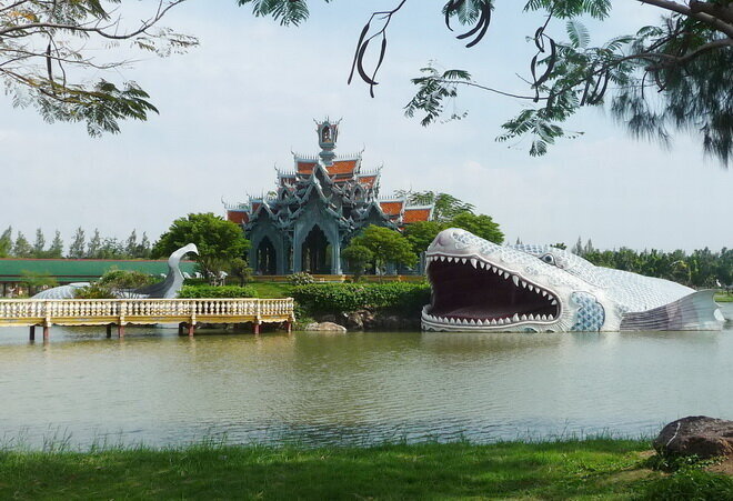 Прогулка по Древнему Сиаму (Тайланд). Полное погружение в атмосферу Древней Азии. Путешествие продолжается. Из зимы в лето.