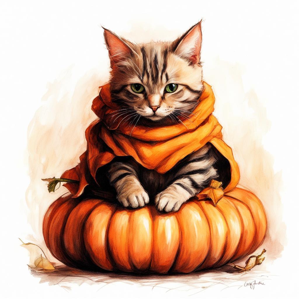 Как правильно выбрать наряд для кота на Хэллоуин