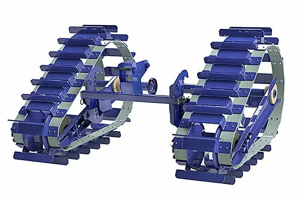 Приставка гусеничная для мотоблоков Нева МБ-1 Мульти агро с шинами 4.00- 8 ёлочка.