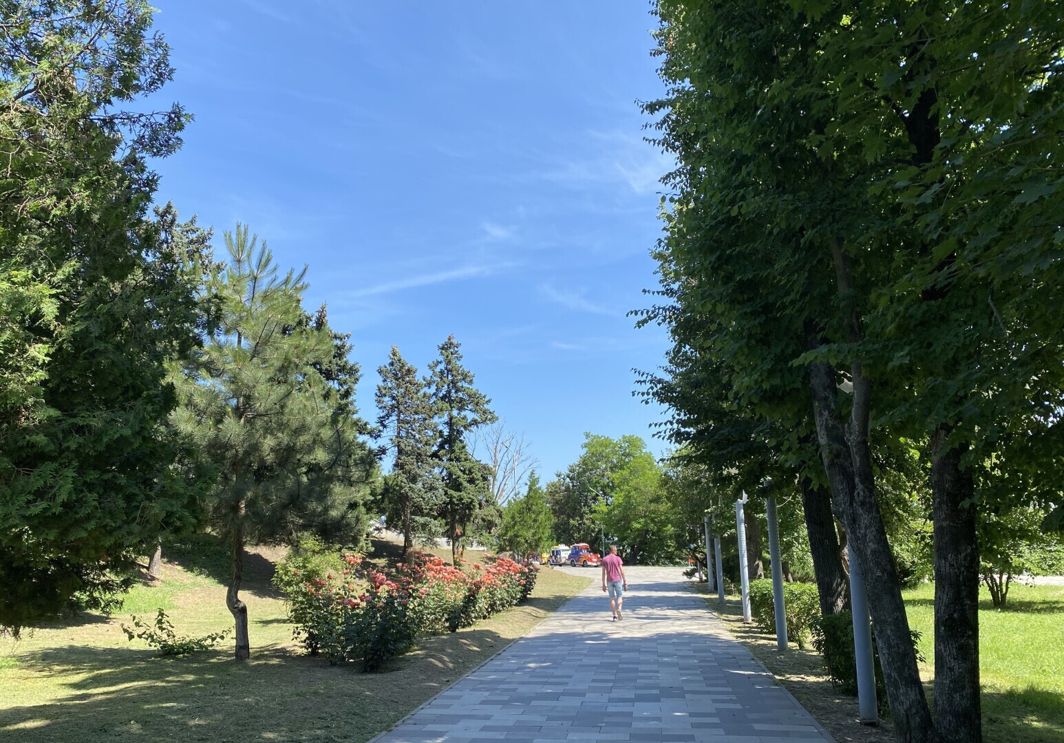 Приморский парк в Таганроге. Как он выглядел до шторма века.