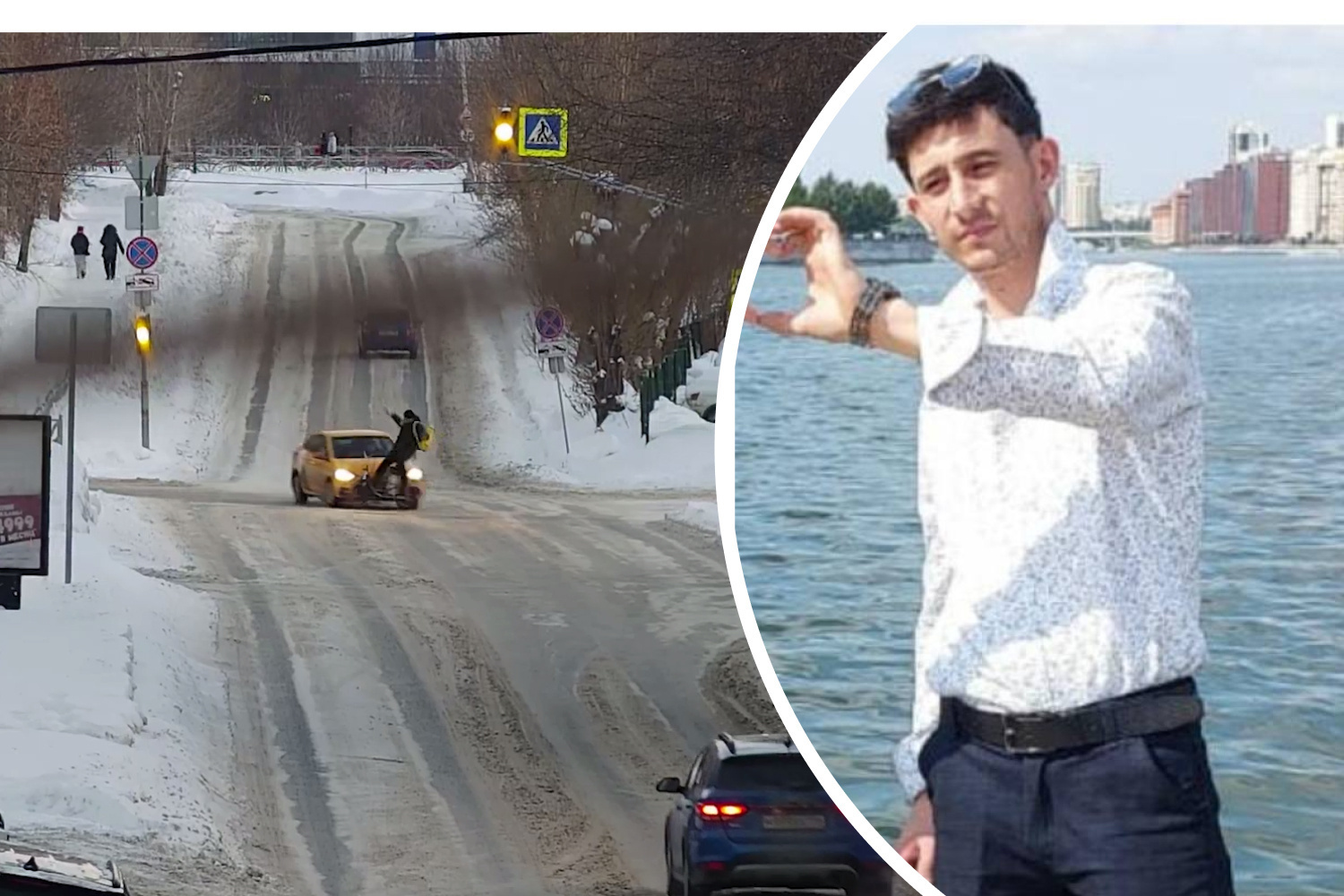 «Остались беременная жена и дочка». Брат — о курьере, которого насмерть сбил таксист в центре Екатеринбурга