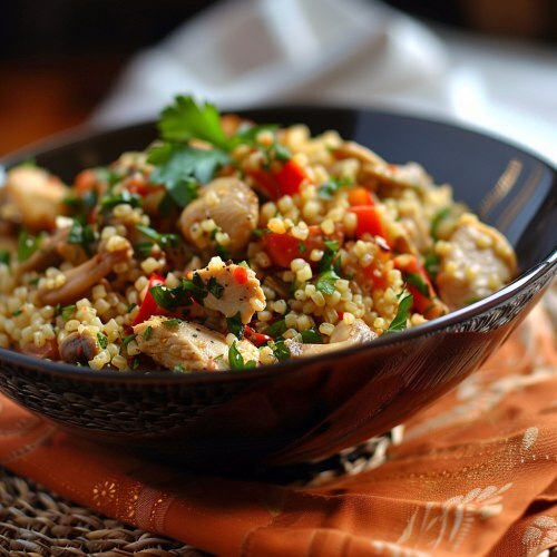 Революционный Плов для Фитнес-Гурманов: Булгур с Курицей в Главной Роли!