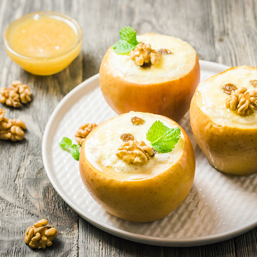 Чизкейк в яблоке: сочное сладкое искушение для настоящих гурманов