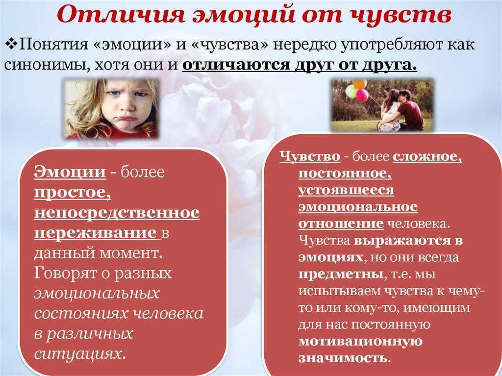 Как отличить чувства от эмоций?