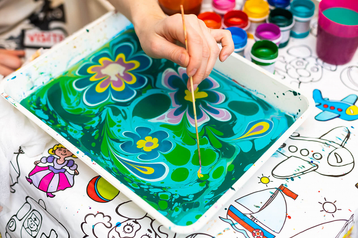 Эбру(акварисование): волшебная техника для нереальных художников