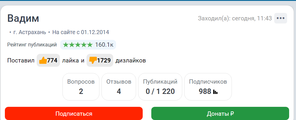 За что меня не любят Вадимы?