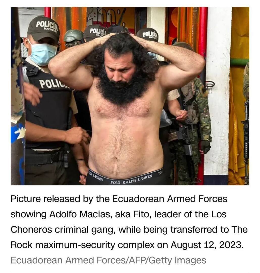 Самый известный лидер банды Эквадора жил «как король», находясь взаперти. Его побег из тюрьмы проливает свет на беззаконие в тюрьмах страны