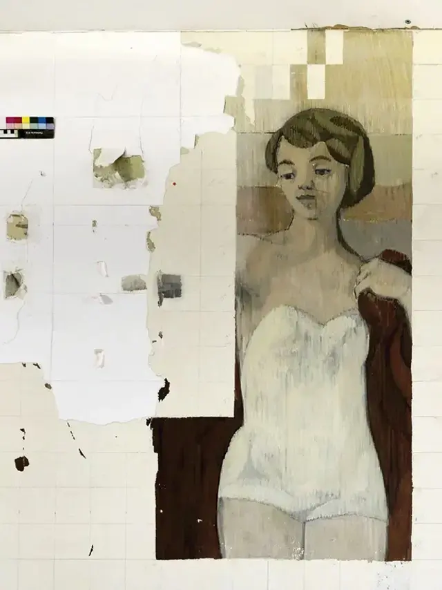 Вновь появилась в Дрездене ранняя фреска Герхарда Рихтера, закрашенная в 1979 году