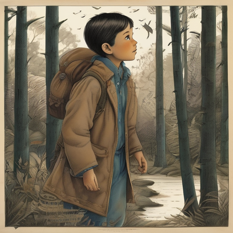 "Спасение в лесу: Дружба животных помогает мальчику выбраться из леса"