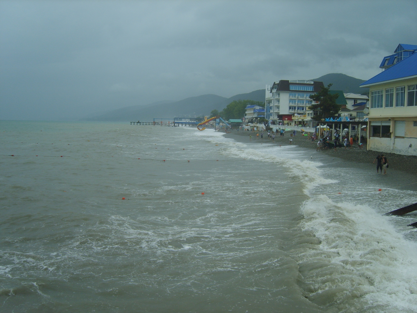 Наш отдых на Черном море. Море удивительно и прекрасно в любую погоду!