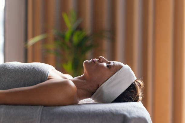 Массаж вслепую.