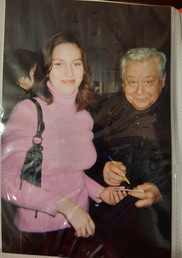 История одной фотографии. Я и Олег Табаков. В далеком 2004 году