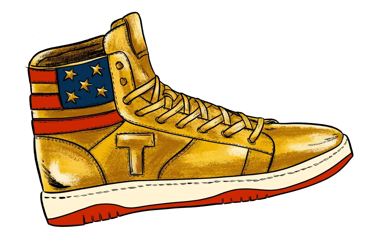 Трамп выпустил линию кроссовок. Вот как их носить