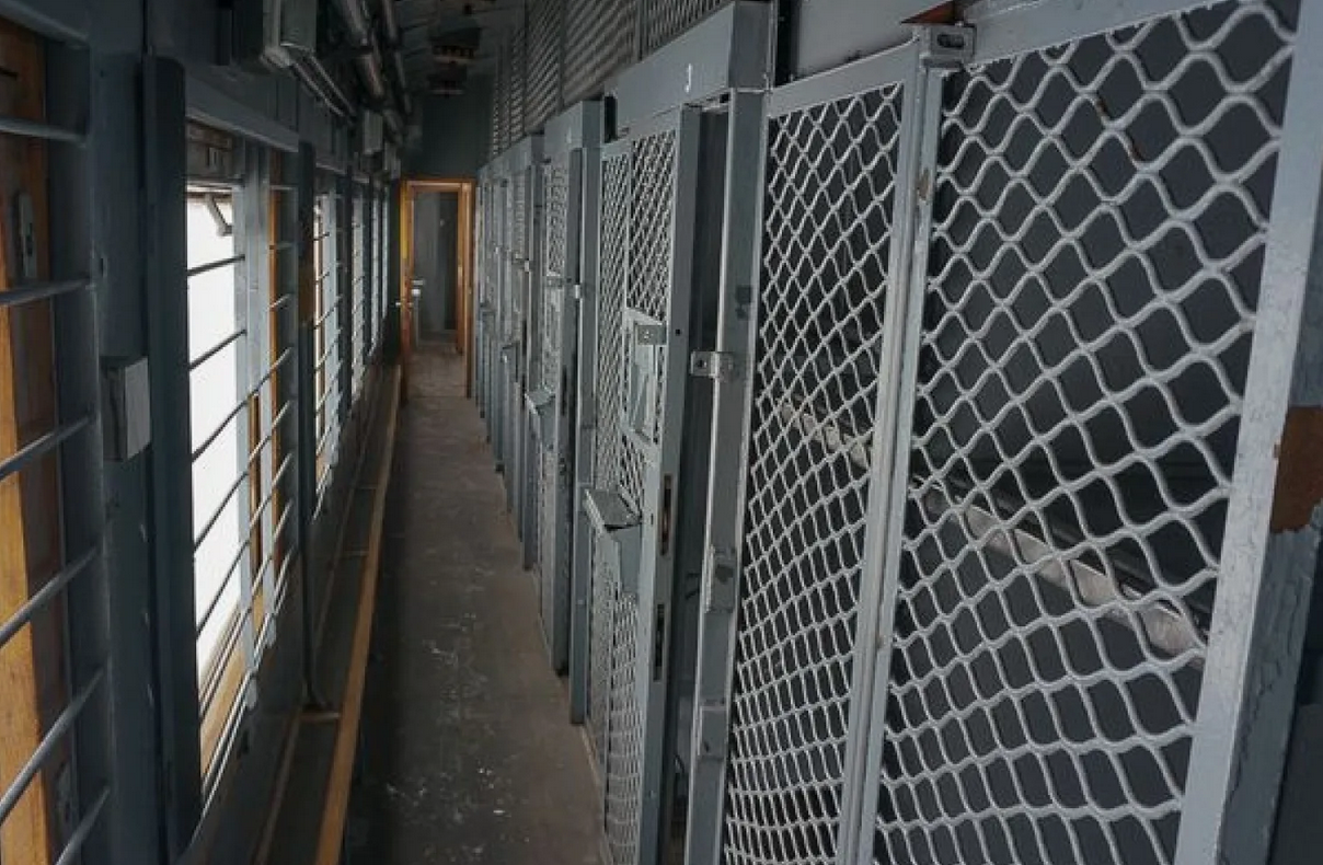 Специальный вагон для перевозки осужденных